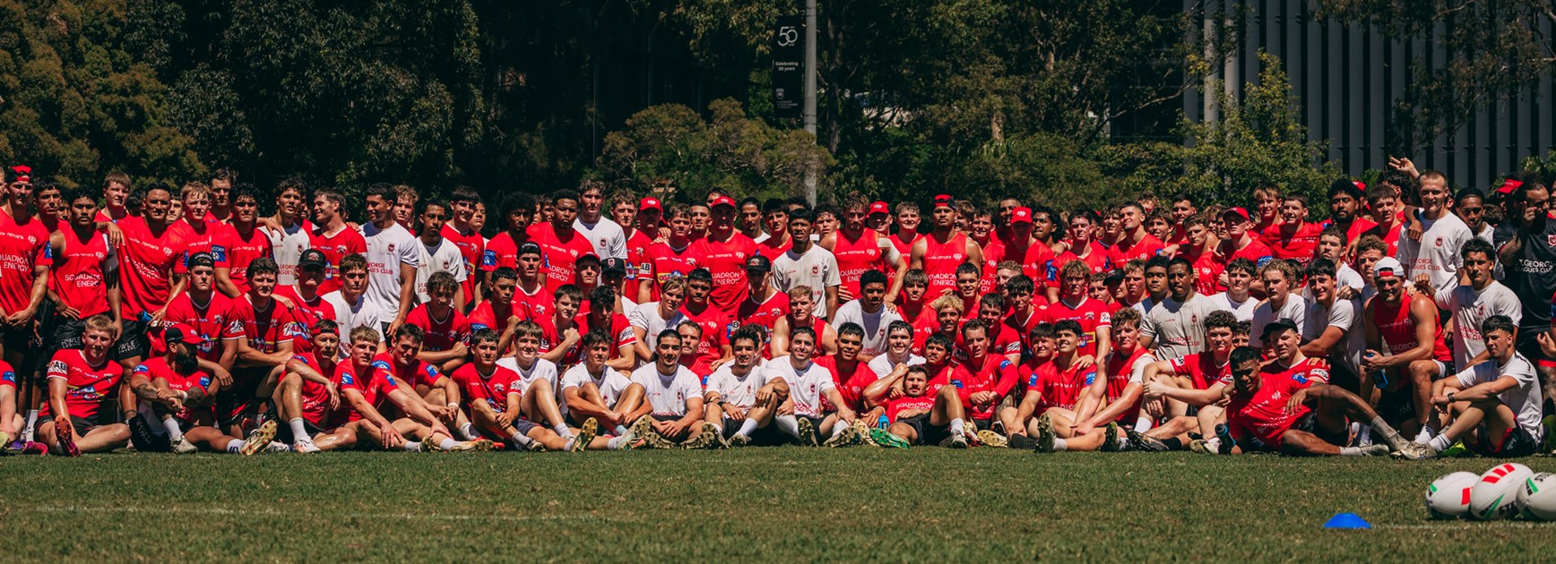 Squads come together for club-wide training session