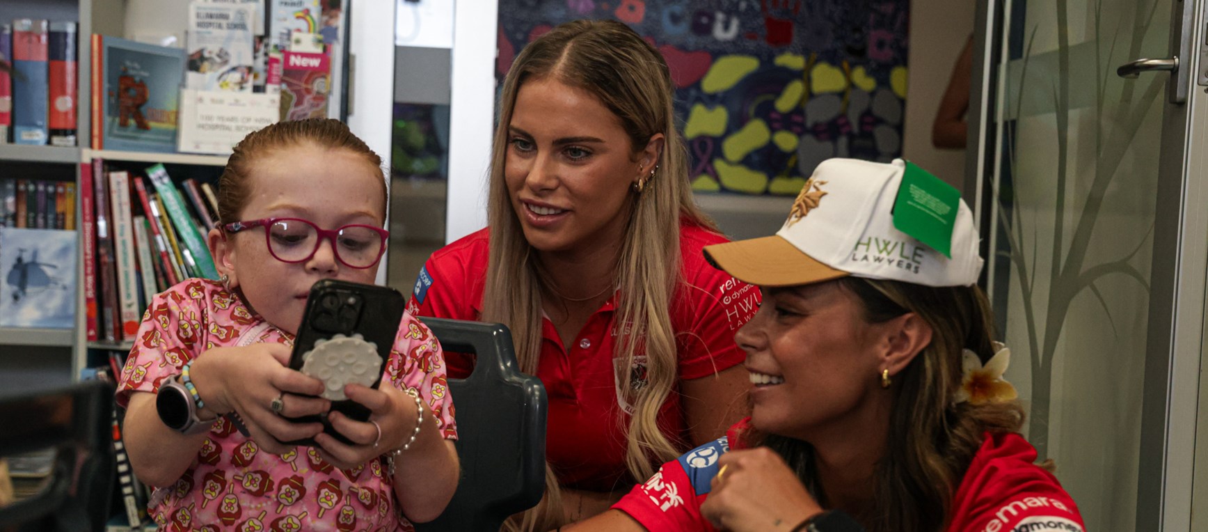 Gallery: Dragons Visit Wollongong Hospital