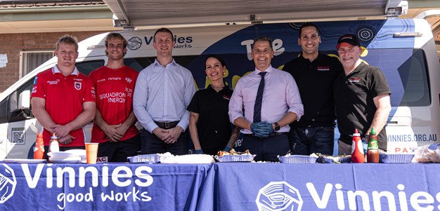 Dragons throw support behind Vinnies Coniston