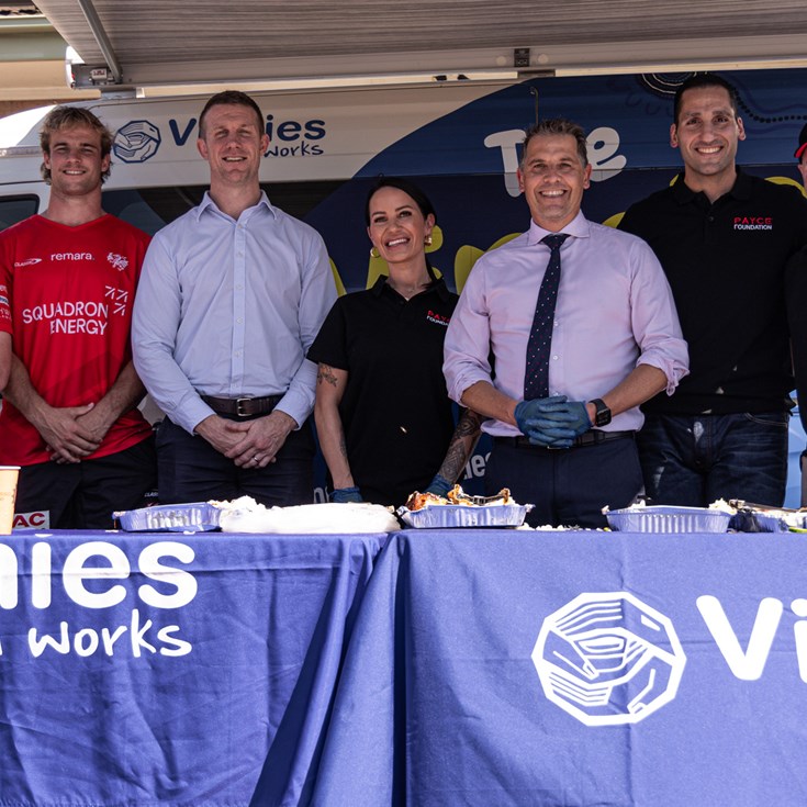 Dragons throw support behind Vinnies Coniston