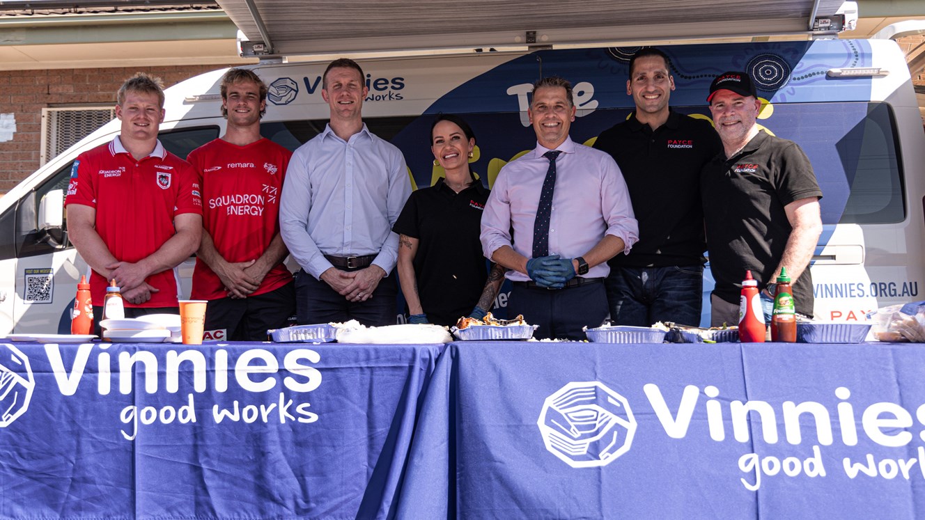 Dragons throw support behind Vinnies Coniston