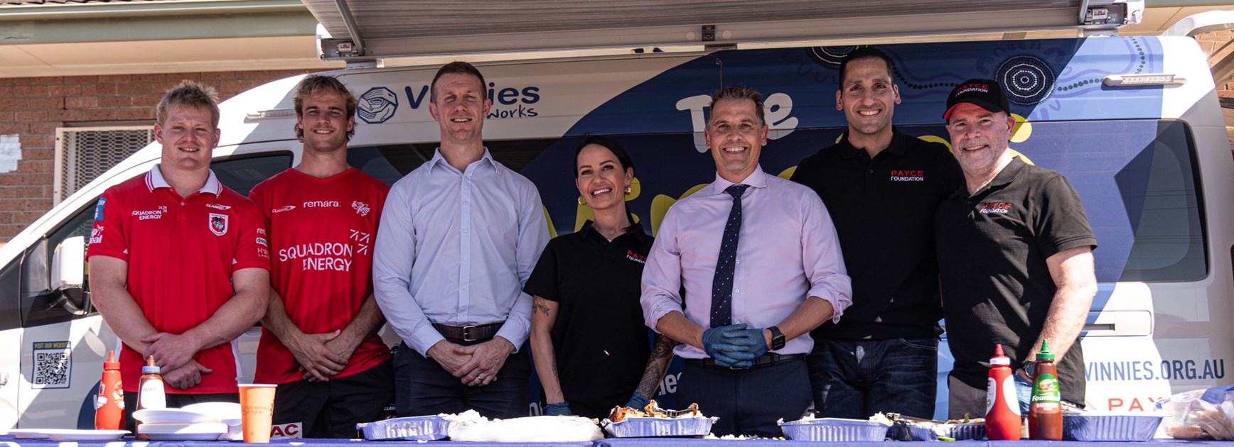 Dragons throw support behind Vinnies Coniston