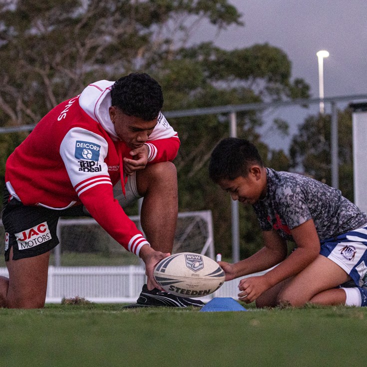 NRL, NRLW stars on hand as Dragons hold Kogarah Respect Session