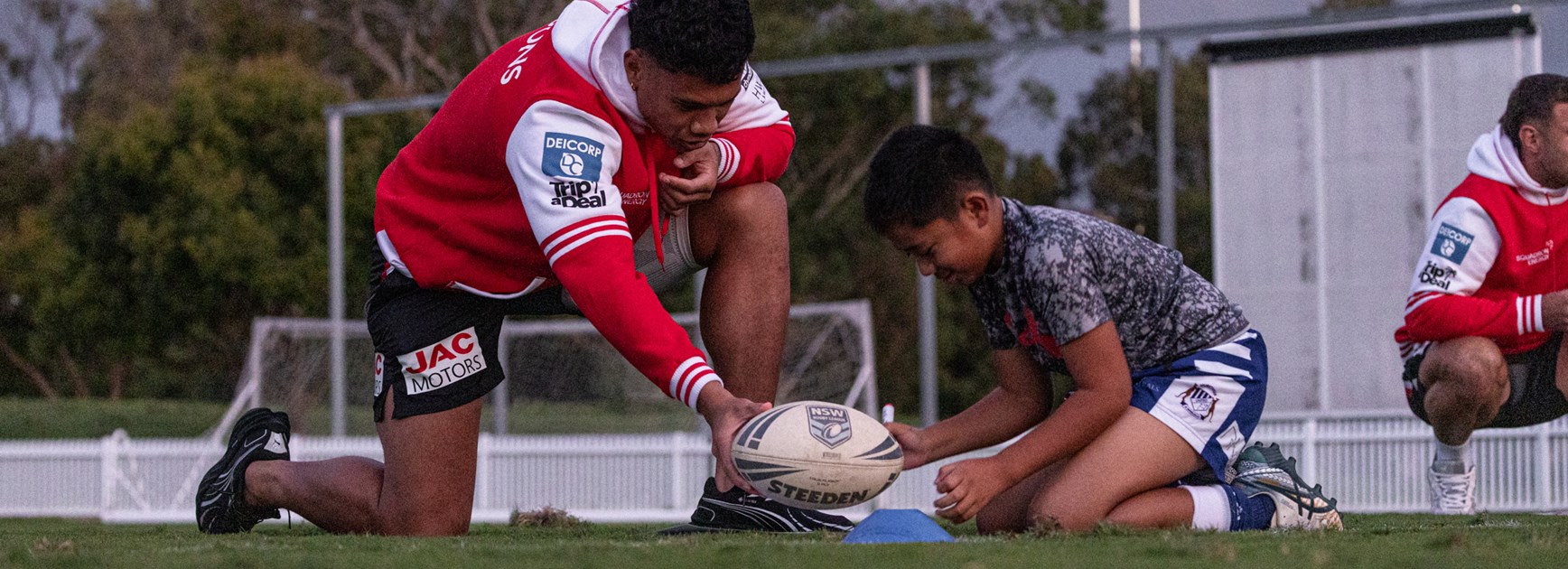 NRL, NRLW stars on hand as Dragons hold Kogarah Respect Session