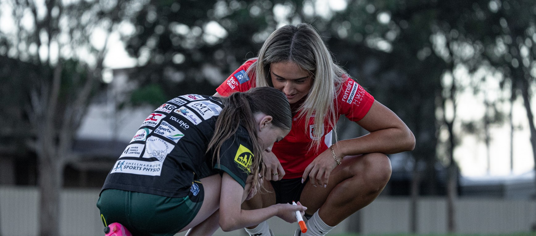 Gallery: NRLW stars run Bruce Gordon Centre Respect Session