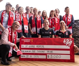 Dragons donate to Winter Appeal at St George Hospital