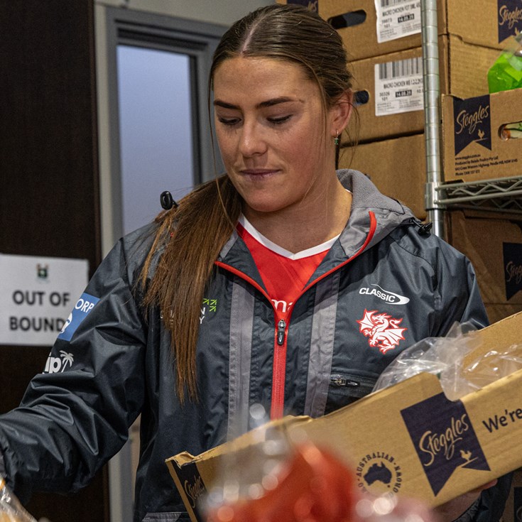 Dragons support Georges River Life Care for Charity Raffle