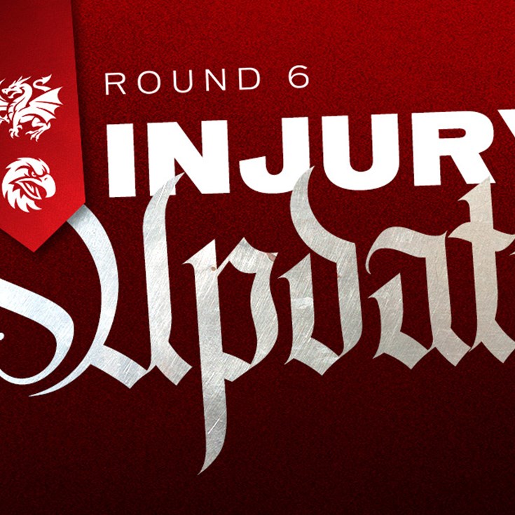 Dragons Injury Update: Round 6