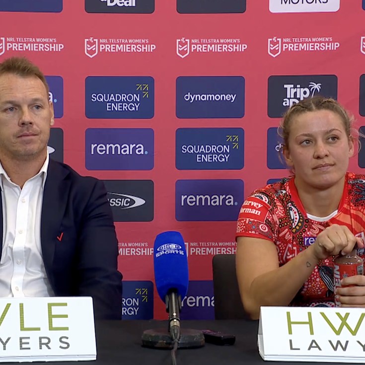 NRLW Press Conference: Indigenous Round vs. Wests Tigers