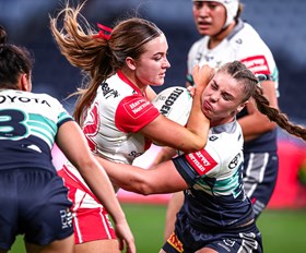 NRLW: Dragons’ fightback falls short at Allianz