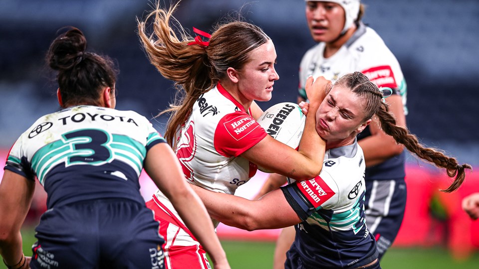 NRLW: Dragons’ fightback falls short at Allianz