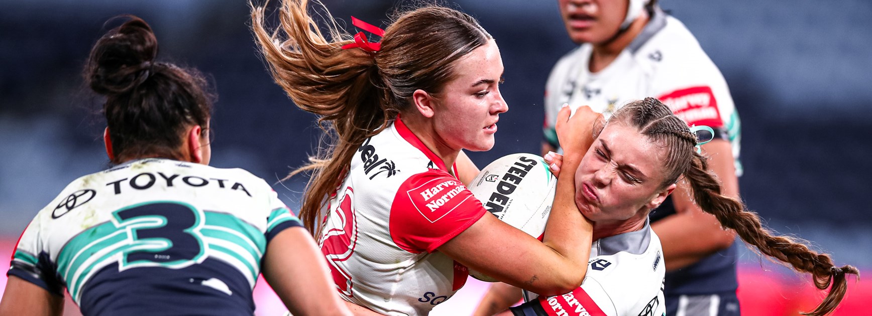 NRLW: Dragons’ fightback falls short at Allianz