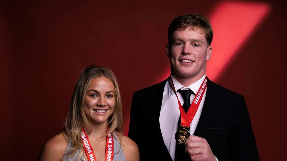 Stewart, Reh named 2026 Dragons Medal recipients