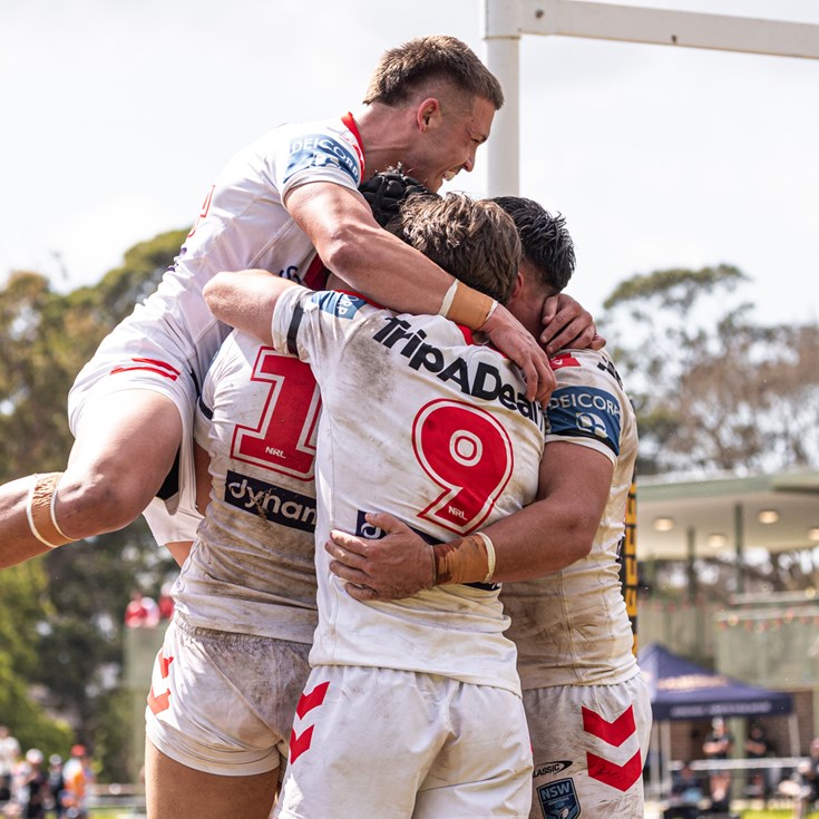 Jersey Flegg: Dragons survive late scare to claim minor premiership