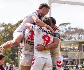 Jersey Flegg: Dragons survive late scare to claim minor premiership