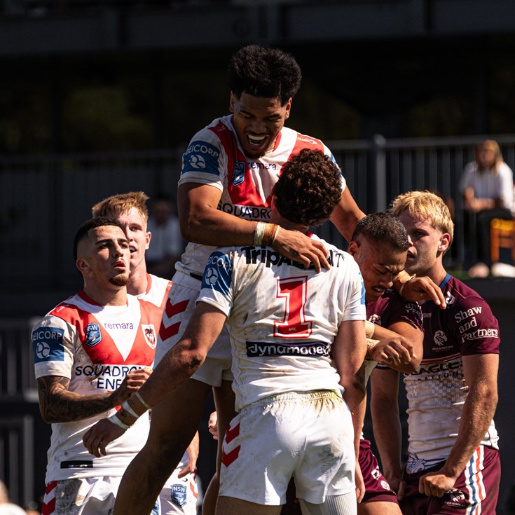 Jersey Flegg: Dragons down Manly at death to continue strong start