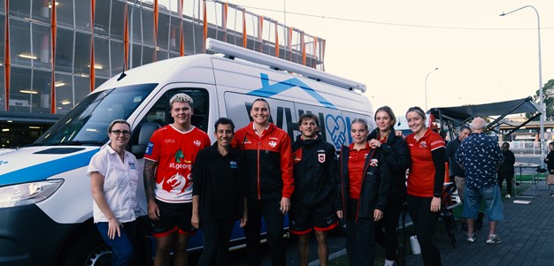 Dragons partner with Wollongong Homeless Hub for 50/50 Charity Raffle