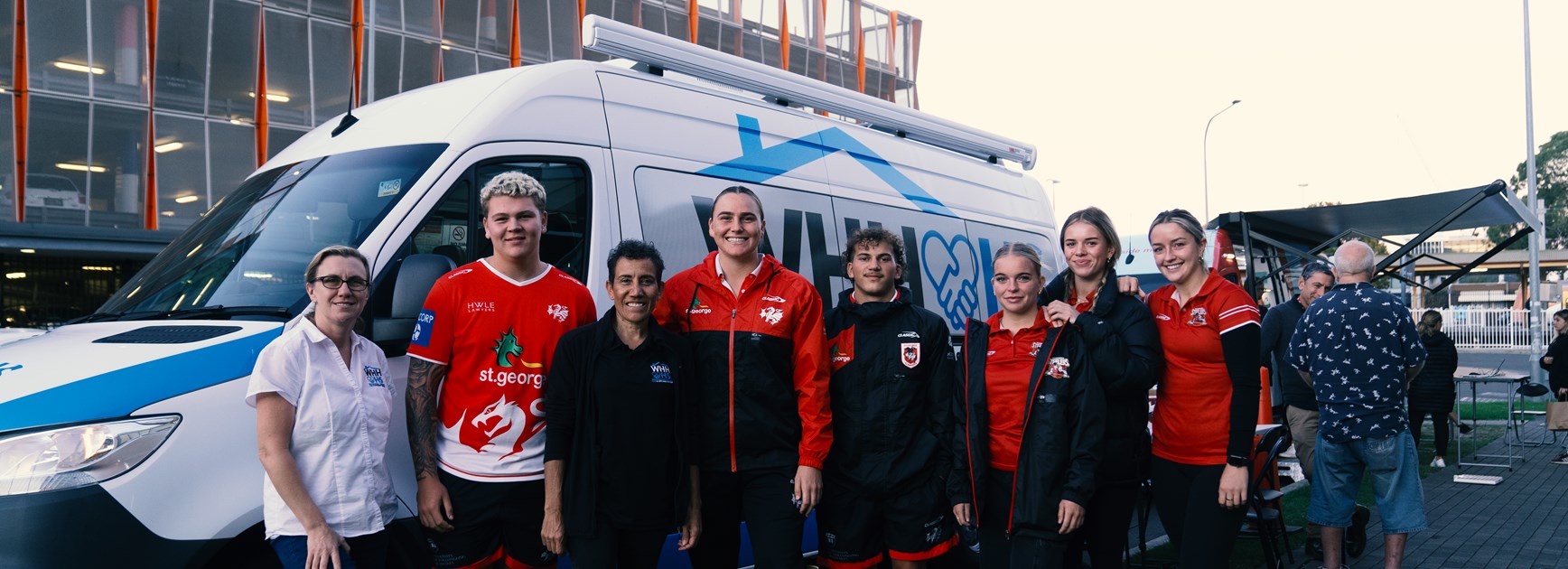 Dragons partner with Wollongong Homeless Hub for 50/50 Charity Raffle