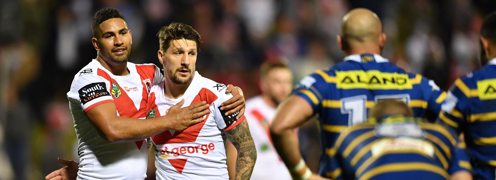 NRL team: Round 22 v Parramatta Eels